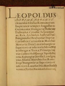 GAW, OAA, archief Arnold Costerius, inv.nr. 3558. Adelsbrief door keizer Leopold van het Oostenrijkse Rijk (sic!) en ÖStA, AVA, Adelsakt Arnold Costerius von Boschofen, 4 april1678, concept-diploma.