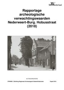‘Rapportage archeologische verwachtingswaarden Nederweert-Burg. Hobusstraat (2018)’.