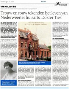 ‘Trouwen en rouw tekenden het leven van de Nederweerter huisarts Dokter Ties’.