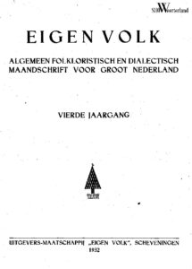 ‘Het dialect van Weert’.