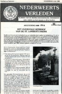 ‘Het overvolle kerkhof van de St. Lambertuskerk’.