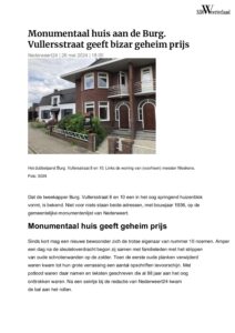 ‘Monumentaal huis aan de Burg. Vullersstraat geeft bizar geheim prijs’.